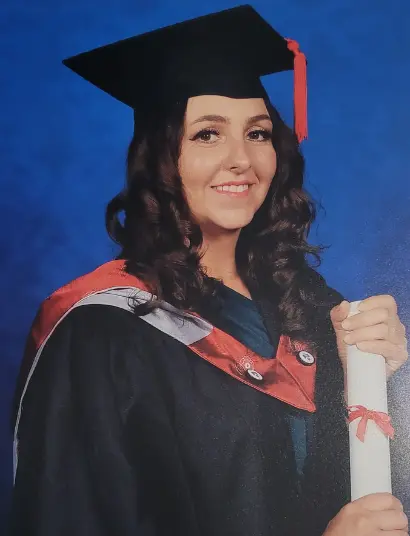 Joanne McKay, BA (Hons) and MSc graduate